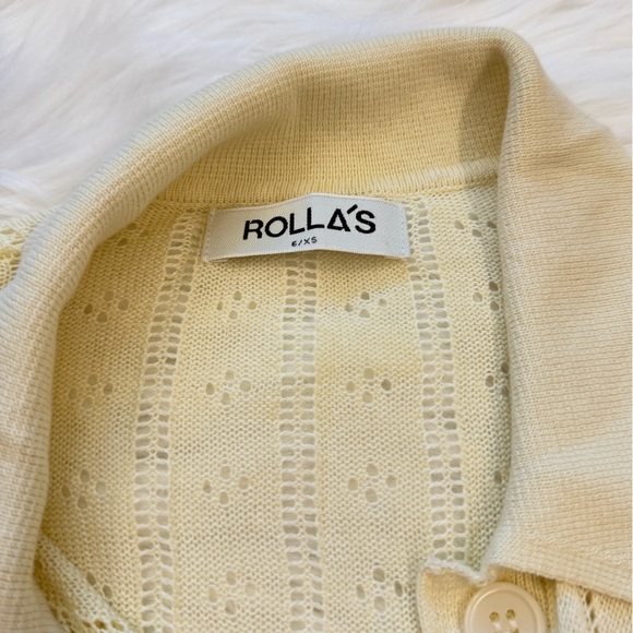 ROLLA’S Milan Knit Shirt Buttercream XS - Picture 9 of 10